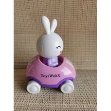 ToysWeltX Adventures Little Buggy Vehicle Preschool Toy for Ages 3 and Up (Rabbit in Helicopter)